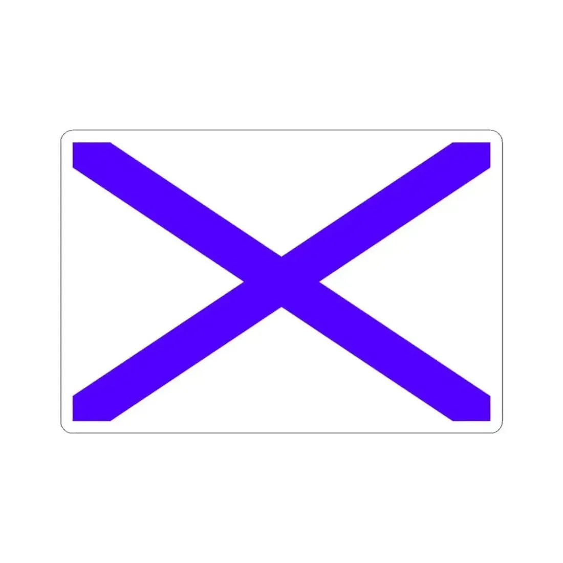 Flag of Marsaxlokk Malta - STICKER Vinyl Kiss-Cut Decal 3 Inch White - The Sticker Space