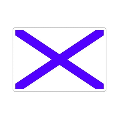 Flag of Marsaxlokk Malta - STICKER Vinyl Kiss-Cut Decal 3 Inch White - The Sticker Space