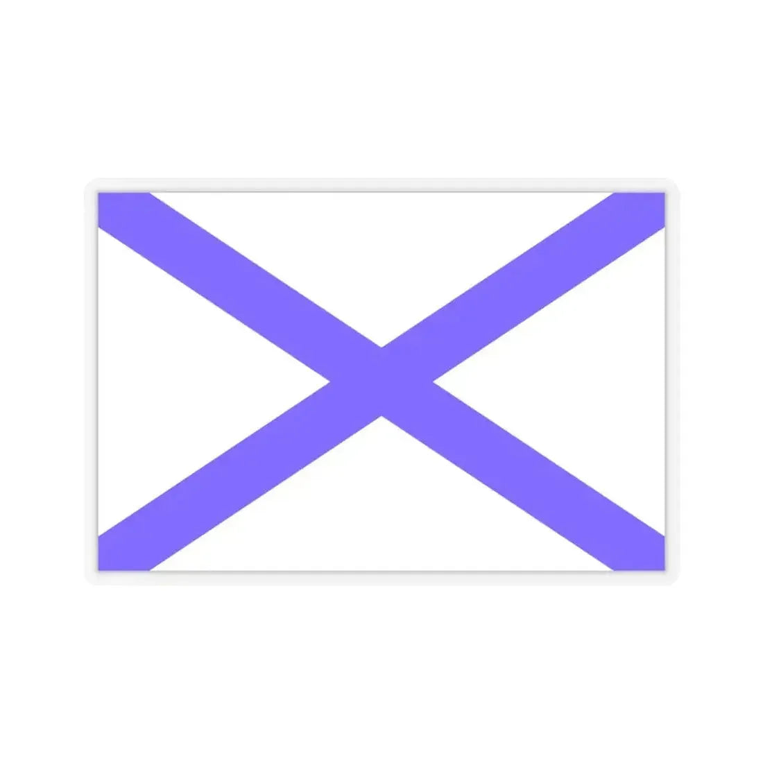 Flag of Marsaxlokk Malta - STICKER Vinyl Kiss-Cut Decal 4 Inch Transparent - The Sticker Space