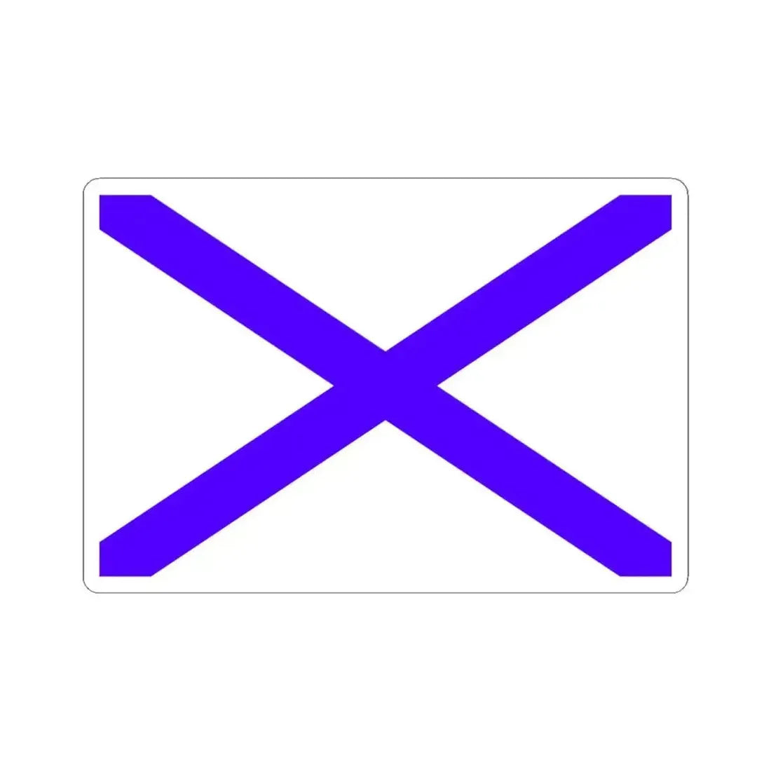 Flag of Marsaxlokk Malta - STICKER Vinyl Kiss-Cut Decal 4 Inch White - The Sticker Space