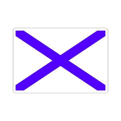 Flag of Marsaxlokk Malta - STICKER Vinyl Kiss-Cut Decal 4 Inch White - The Sticker Space