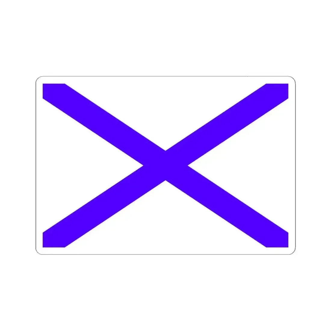 Flag of Marsaxlokk Malta - STICKER Vinyl Kiss-Cut Decal 6 Inch White - The Sticker Space