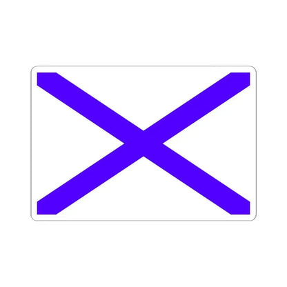 Flag of Marsaxlokk Malta - STICKER Vinyl Kiss-Cut Decal 6 Inch White - The Sticker Space