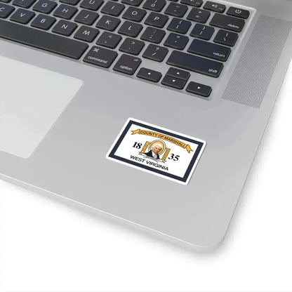 Flag of Marshall County West Virginia (United States) STICKER Vinyl Kiss-Cut Decal - The Sticker Space