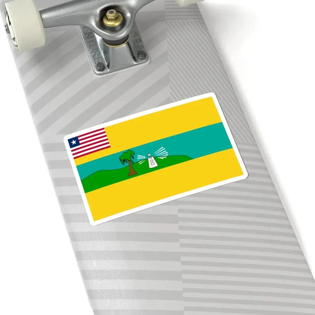 Flag of Maryland County (Liberia) STICKER Vinyl Kiss-Cut Decal - The Sticker Space