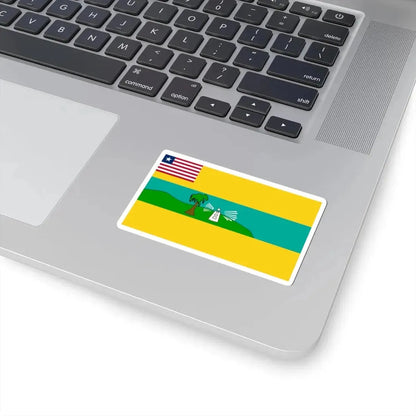 Flag of Maryland County (Liberia) STICKER Vinyl Kiss-Cut Decal - The Sticker Space