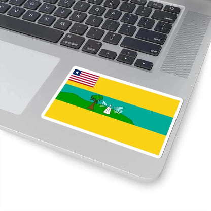 Flag of Maryland County (Liberia) STICKER Vinyl Kiss-Cut Decal - The Sticker Space