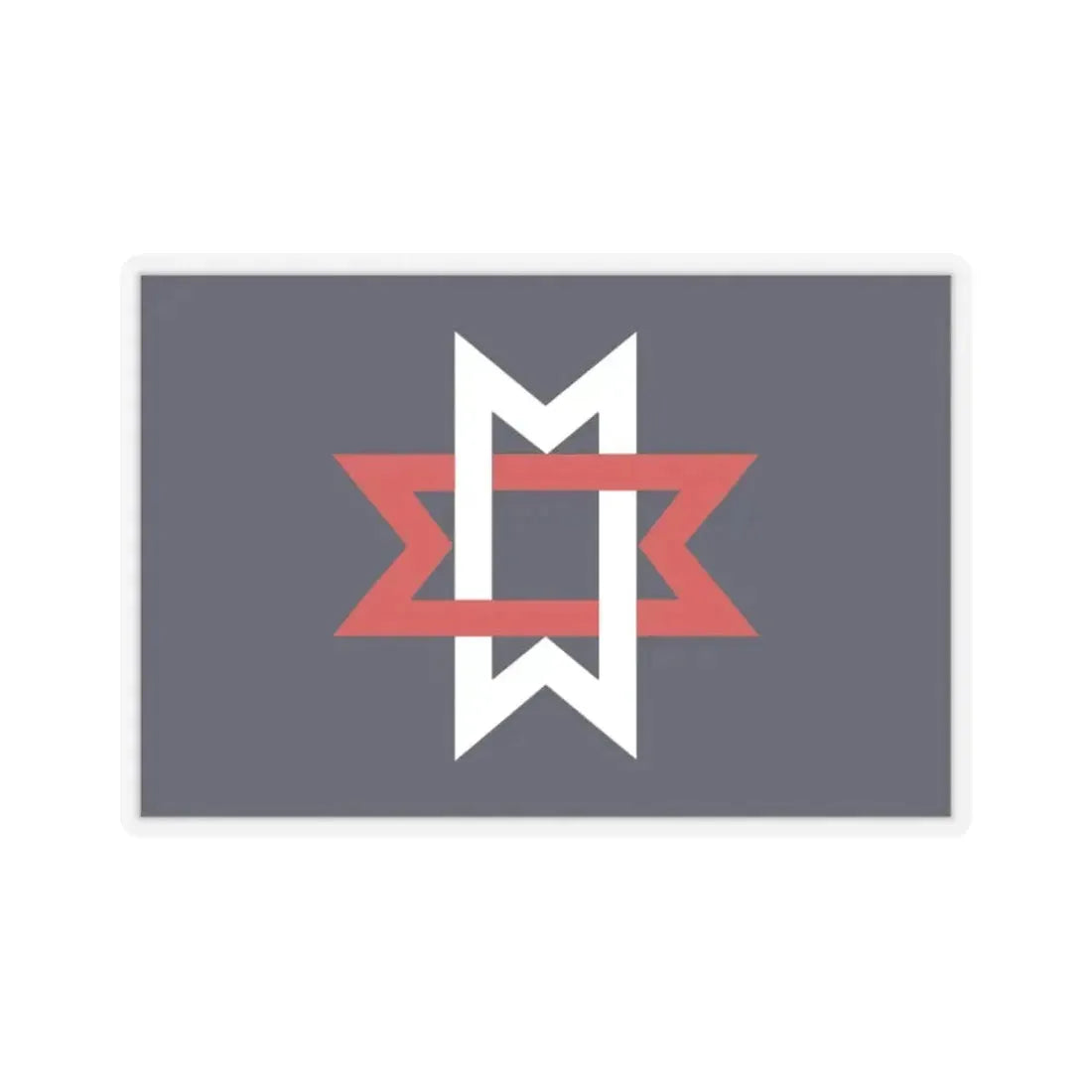 Flag of Maryville, Tennessee - STICKER Vinyl Kiss-Cut Decal 2 Inch Transparent - The Sticker Space