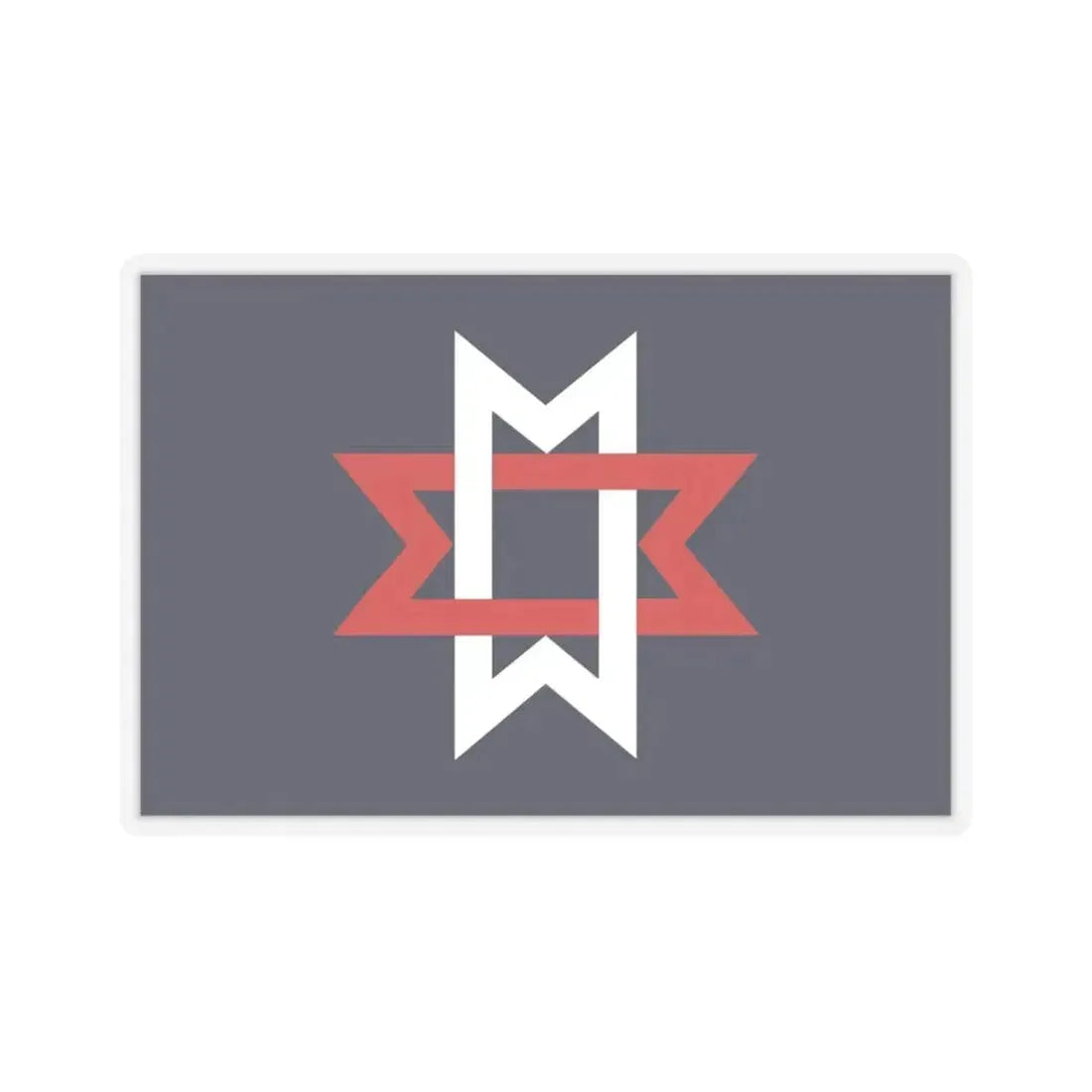Flag of Maryville, Tennessee - STICKER Vinyl Kiss-Cut Decal 3 Inch Transparent - The Sticker Space