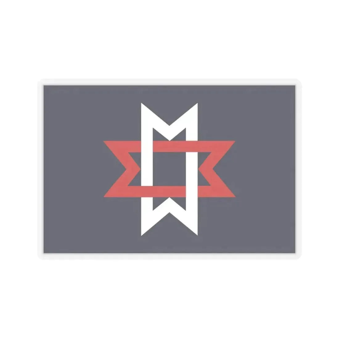 Flag of Maryville, Tennessee - STICKER Vinyl Kiss-Cut Decal 4 Inch Transparent - The Sticker Space