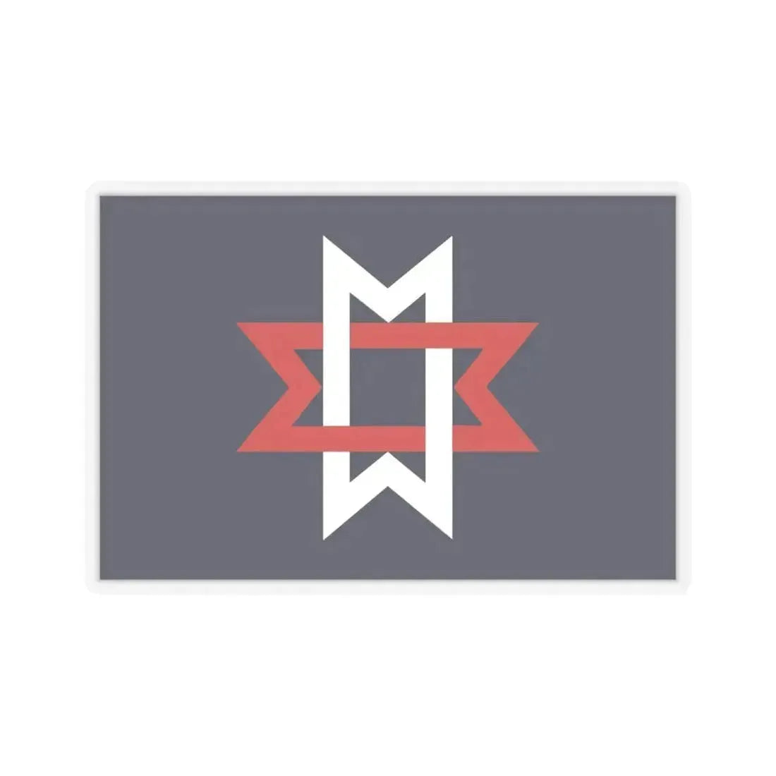 Flag of Maryville, Tennessee - STICKER Vinyl Kiss-Cut Decal 6 Inch Transparent - The Sticker Space