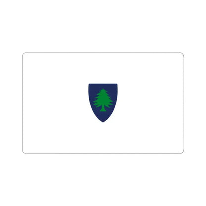 Flag of Massachusetts 1908-1971 (United States) STICKER Vinyl Kiss-Cut Decal 2 Inch White - The Sticker Space