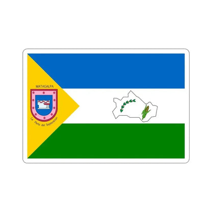Flag of Matagalpa, Nicaragua STICKER Vinyl Die-Cut Decal 4 Inch - The Sticker Space