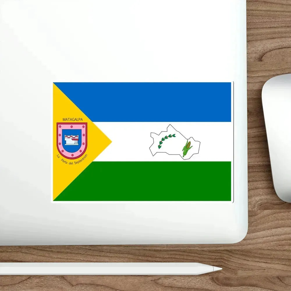 Flag of Matagalpa, Nicaragua STICKER Vinyl Die-Cut Decal - The Sticker Space