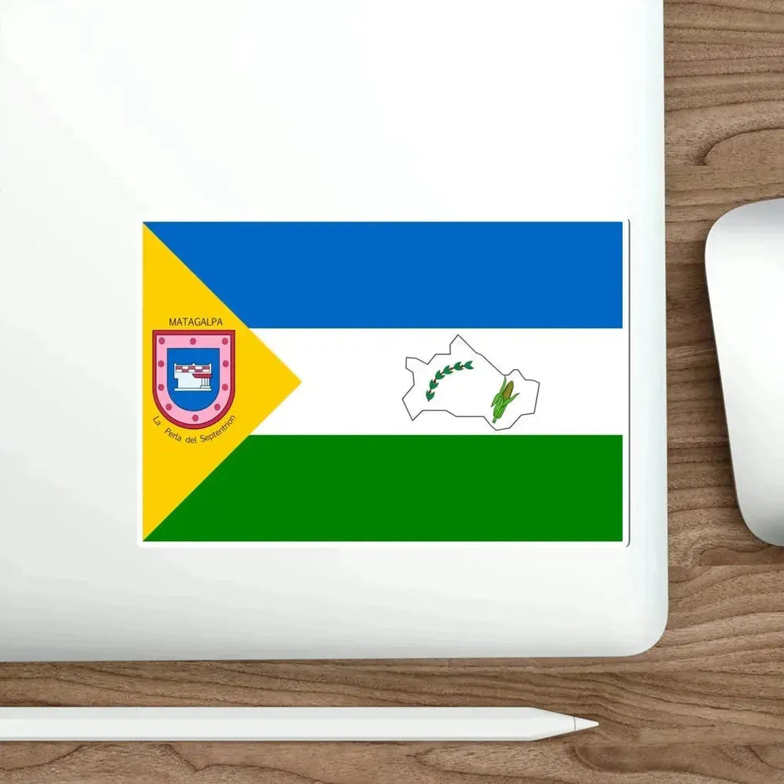 Flag of Matagalpa, Nicaragua STICKER Vinyl Die-Cut Decal - The Sticker Space