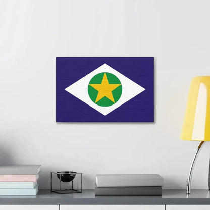 Flag of Mato Grosso Brazil - Canvas Wall Art - The Sticker Space