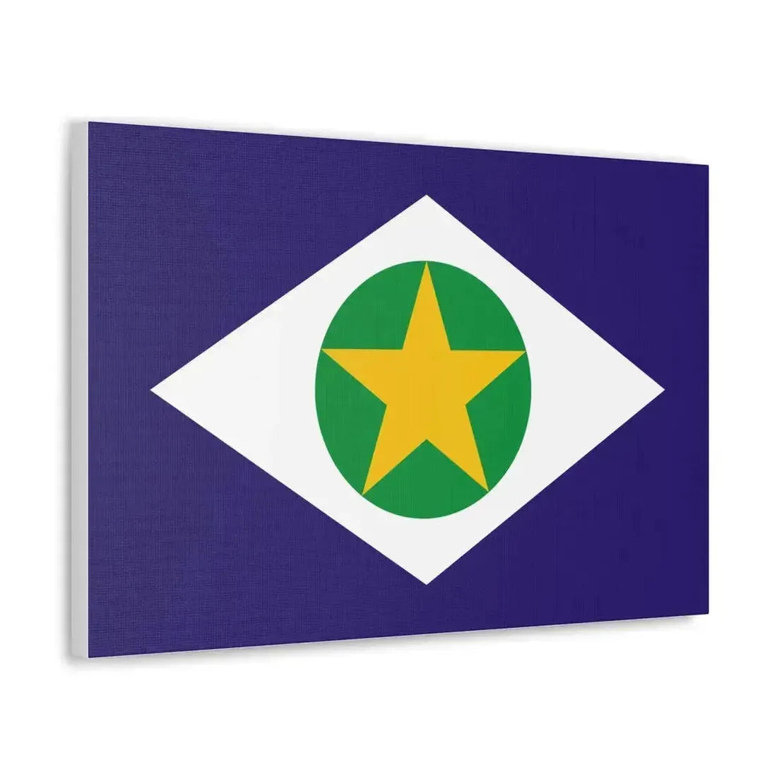 Flag of Mato Grosso Brazil - Canvas Wall Art - The Sticker Space