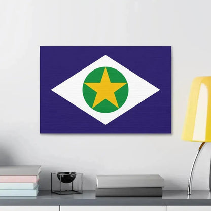 Flag of Mato Grosso Brazil - Canvas Wall Art - The Sticker Space