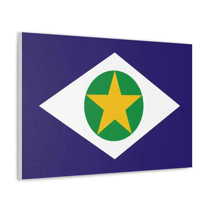 Flag of Mato Grosso Brazil - Canvas Wall Art - The Sticker Space