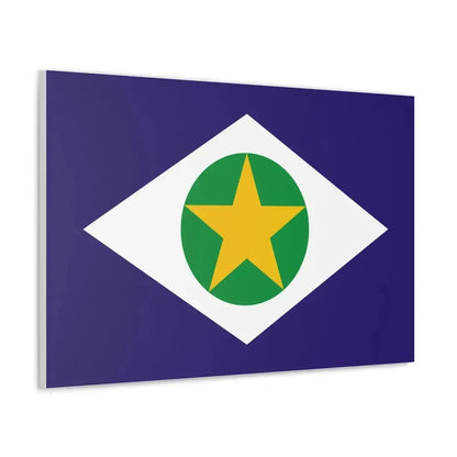Flag of Mato Grosso Brazil - Canvas Wall Art - The Sticker Space