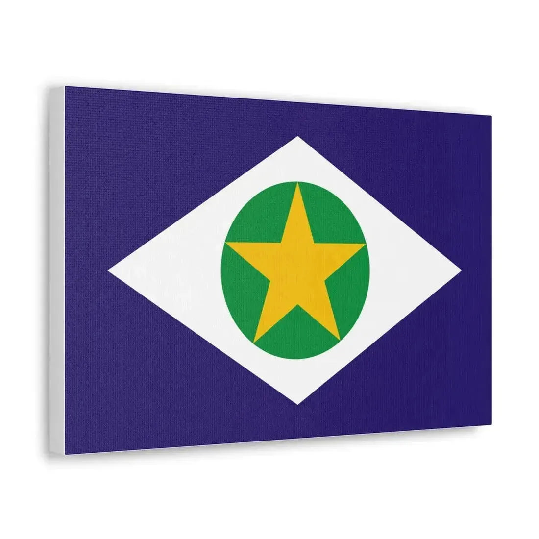 Flag of Mato Grosso Brazil - Canvas Wall Art - The Sticker Space