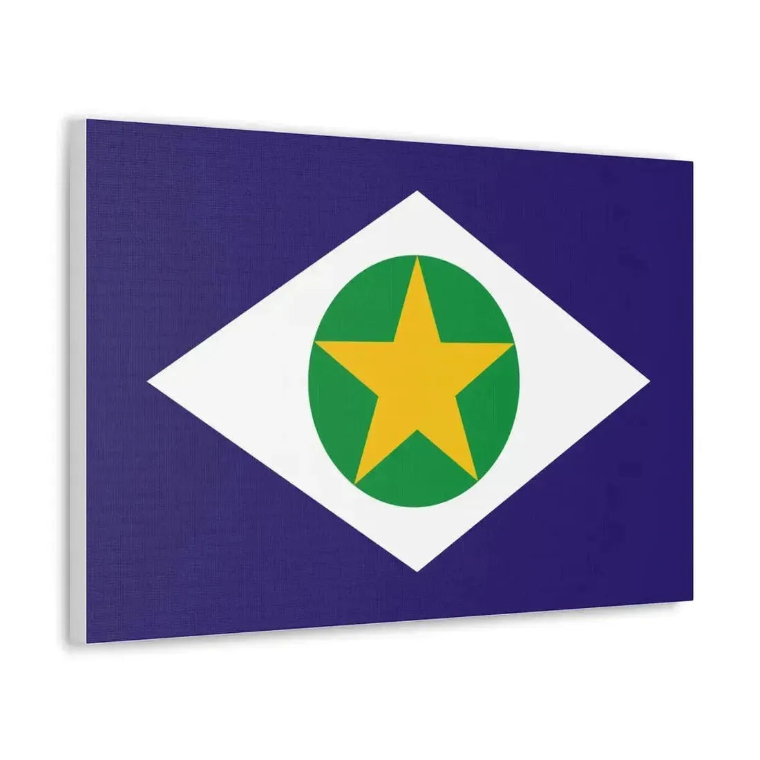 Flag of Mato Grosso Brazil - Canvas Wall Art - The Sticker Space
