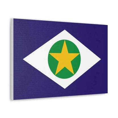 Flag of Mato Grosso Brazil - Canvas Wall Art - The Sticker Space