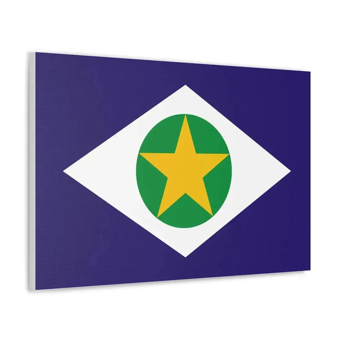 Flag of Mato Grosso Brazil - Canvas Wall Art - The Sticker Space