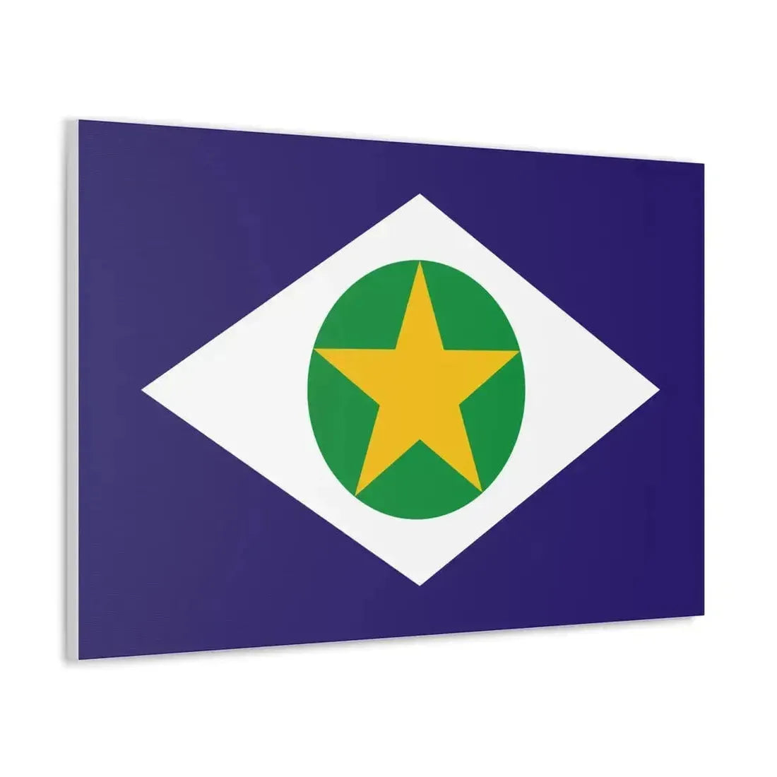 Flag of Mato Grosso Brazil - Canvas Wall Art - The Sticker Space