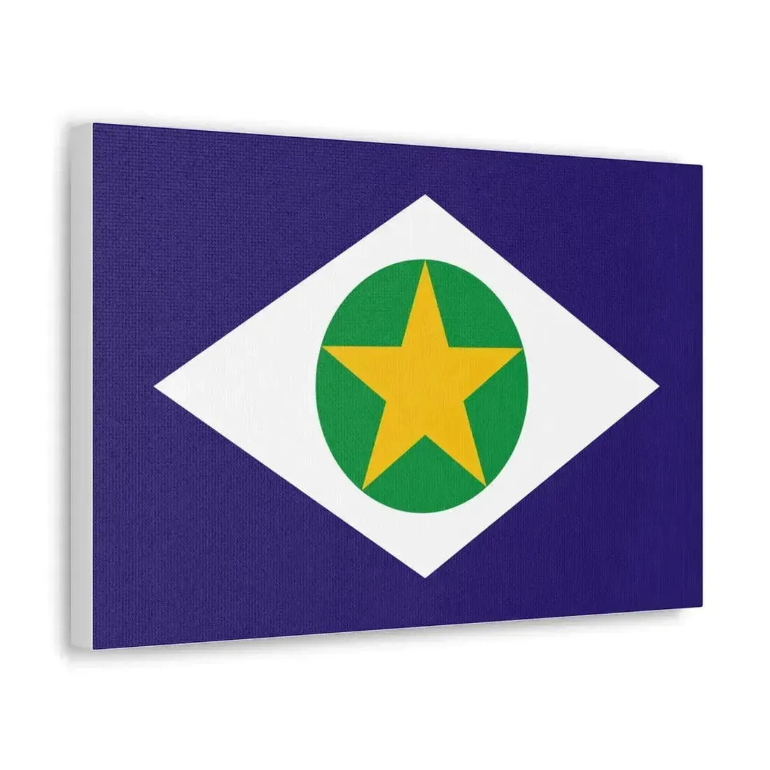 Flag of Mato Grosso Brazil - Canvas Wall Art - The Sticker Space