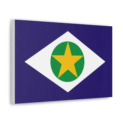 Flag of Mato Grosso Brazil - Canvas Wall Art - The Sticker Space
