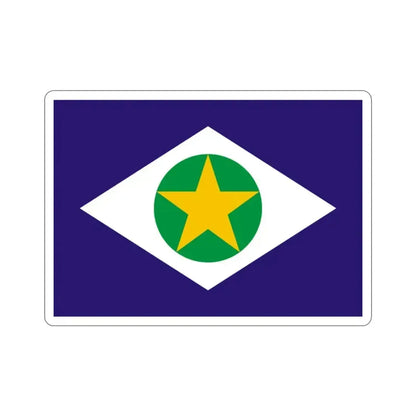 Flag of Mato Grosso Brazil STICKER Vinyl Die-Cut Decal 2 Inch - The Sticker Space