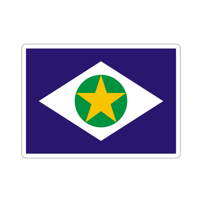 Flag of Mato Grosso Brazil STICKER Vinyl Die-Cut Decal-3 Inch-The Sticker Space