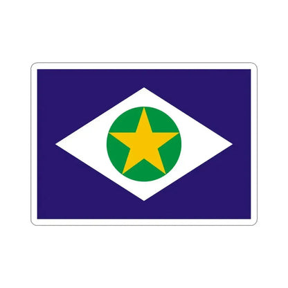 Flag of Mato Grosso Brazil STICKER Vinyl Die-Cut Decal 3 Inch - The Sticker Space