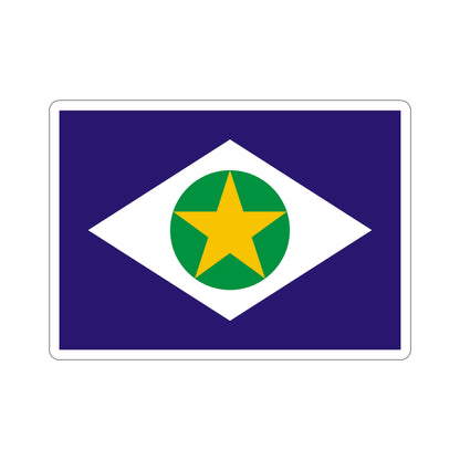 Flag of Mato Grosso Brazil STICKER Vinyl Die-Cut Decal-5 Inch-The Sticker Space