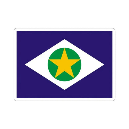 Flag of Mato Grosso Brazil STICKER Vinyl Die-Cut Decal 5 Inch - The Sticker Space