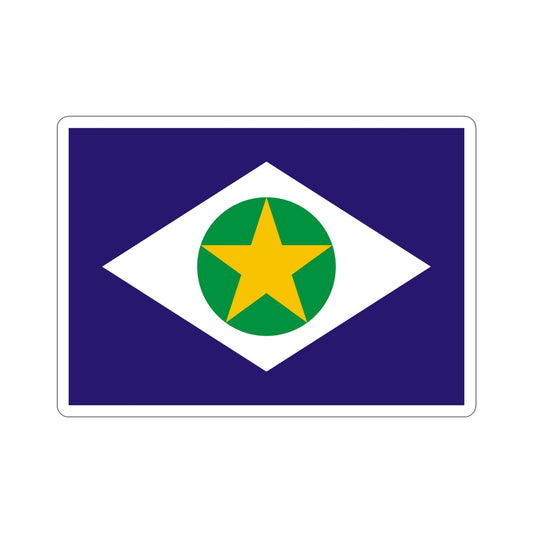 Flag of Mato Grosso Brazil STICKER Vinyl Die-Cut Decal-6 Inch-The Sticker Space