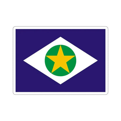 Flag of Mato Grosso Brazil STICKER Vinyl Die-Cut Decal 6 Inch - The Sticker Space