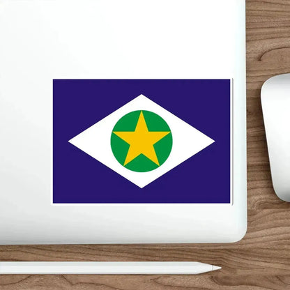 Flag of Mato Grosso Brazil STICKER Vinyl Die-Cut Decal - The Sticker Space