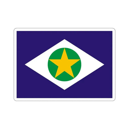 Flag of Mato Grosso Brazil STICKER Vinyl Die-Cut Decal - The Sticker Space