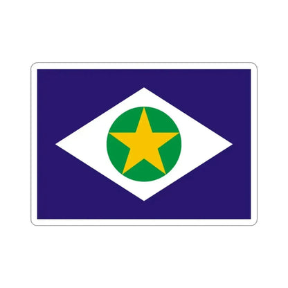 Flag of Mato Grosso Brazil STICKER Vinyl Die-Cut Decal - The Sticker Space
