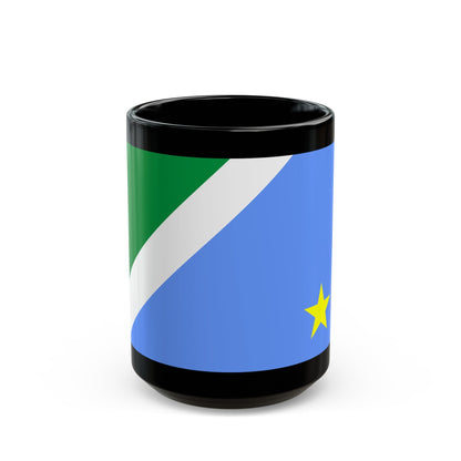 Flag of Mato Grosso do Sul Brazil - Black Coffee Mug-15oz-The Sticker Space