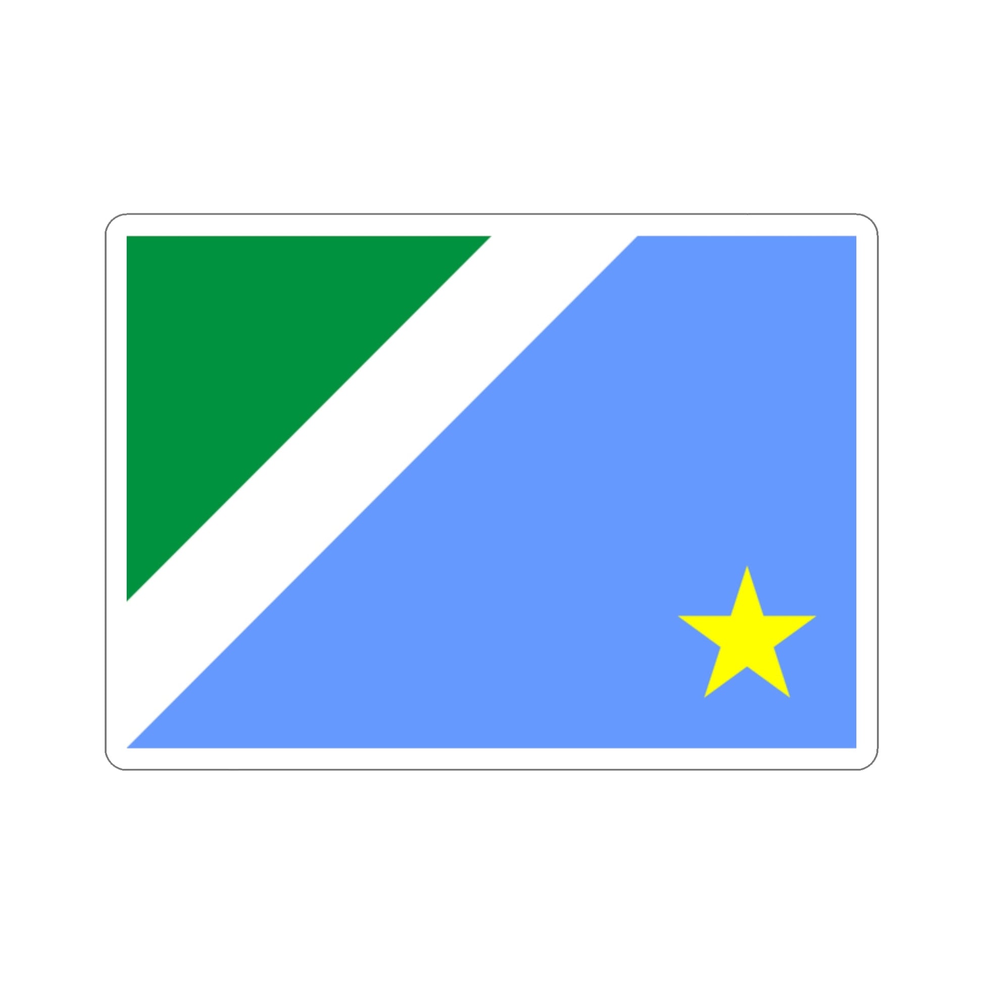 Flag of Mato Grosso do Sul Brazil STICKER Vinyl Die-Cut Decal-2 Inch-The Sticker Space