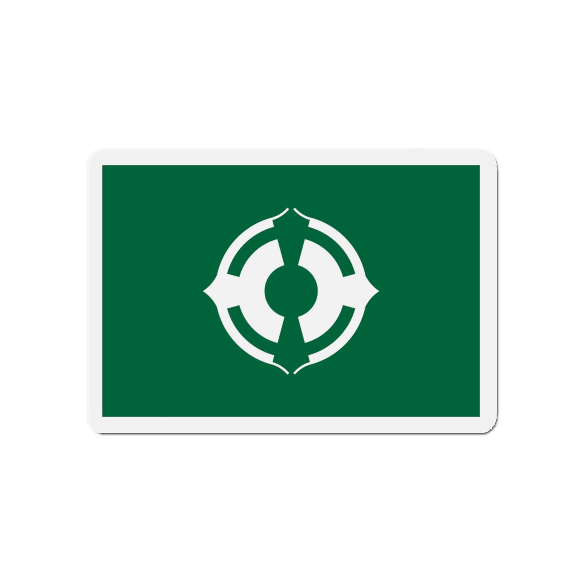 Flag of Matsudo Chiba Japan - Die-Cut Magnet-4" x 4"-The Sticker Space