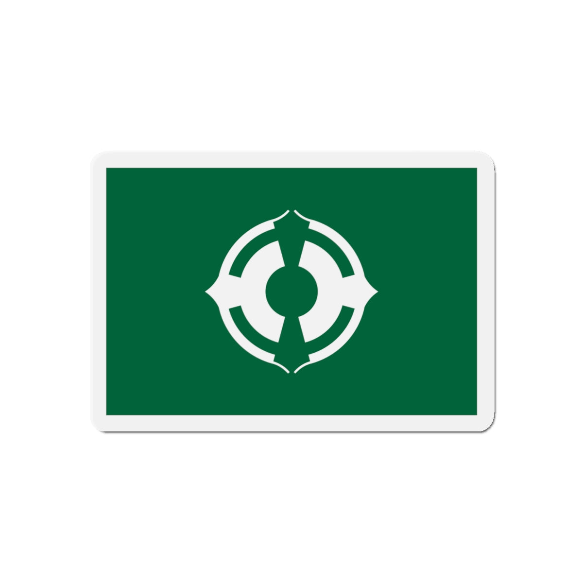 Flag of Matsudo Chiba Japan - Die-Cut Magnet-5" x 5"-The Sticker Space