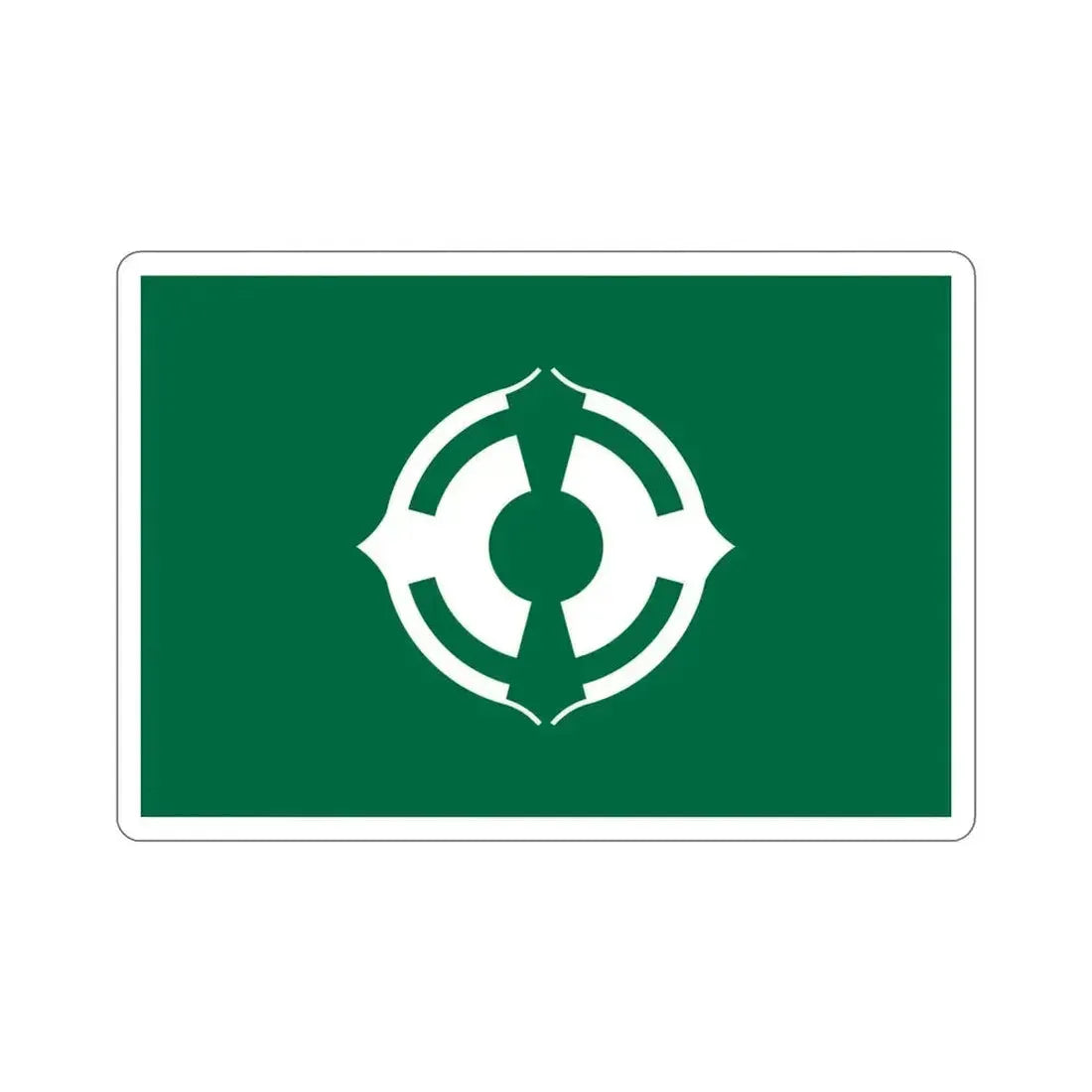 Flag of Matsudo Chiba Japan STICKER Vinyl Die-Cut Decal 4 Inch - The Sticker Space