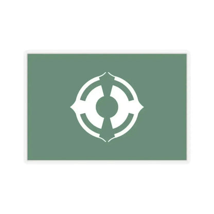 Flag of Matsudo Chiba Japan - STICKER Vinyl Kiss-Cut Decal 2 Inch Transparent - The Sticker Space
