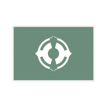 Flag of Matsudo Chiba Japan - STICKER Vinyl Kiss-Cut Decal 4 Inch Transparent - The Sticker Space