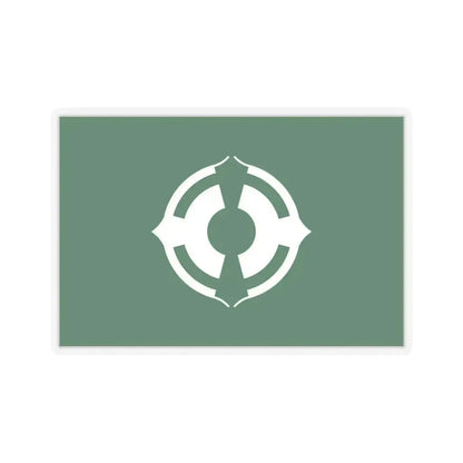 Flag of Matsudo Chiba Japan - STICKER Vinyl Kiss-Cut Decal 6 Inch Transparent - The Sticker Space