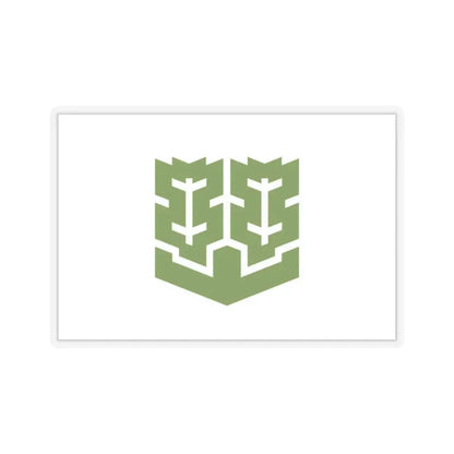 Flag of Matsuyama Ehime Japan - STICKER Vinyl Kiss-Cut Decal 2 Inch Transparent - The Sticker Space